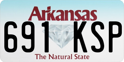 AR license plate 691KSP