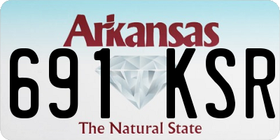 AR license plate 691KSR