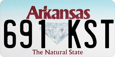 AR license plate 691KST