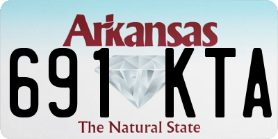 AR license plate 691KTA
