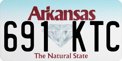 AR license plate 691KTC