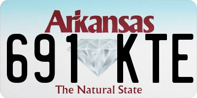 AR license plate 691KTE