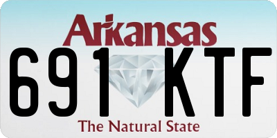 AR license plate 691KTF