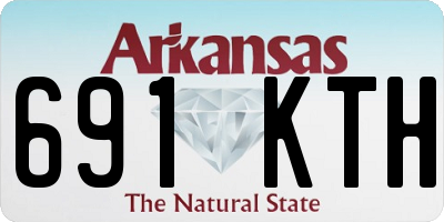 AR license plate 691KTH