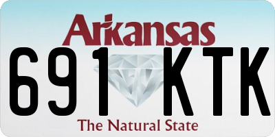 AR license plate 691KTK
