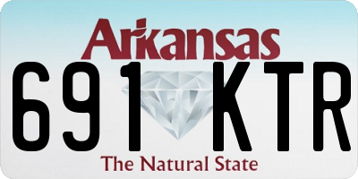 AR license plate 691KTR