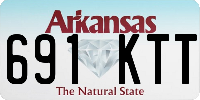 AR license plate 691KTT