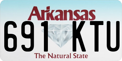 AR license plate 691KTU