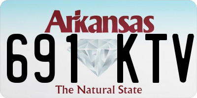 AR license plate 691KTV