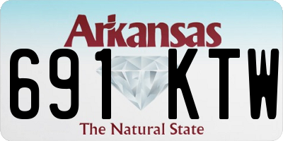 AR license plate 691KTW