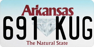 AR license plate 691KUG