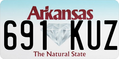 AR license plate 691KUZ