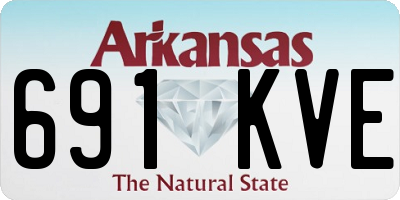 AR license plate 691KVE