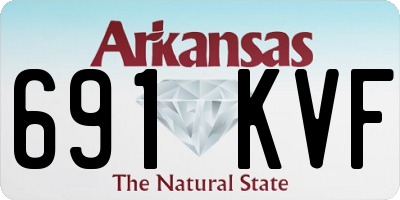AR license plate 691KVF