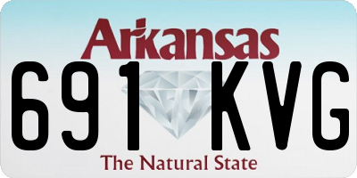 AR license plate 691KVG