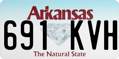 AR license plate 691KVH
