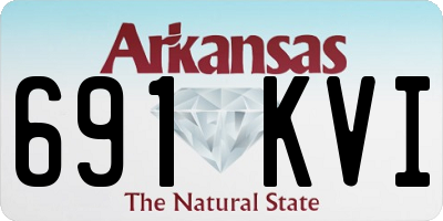 AR license plate 691KVI