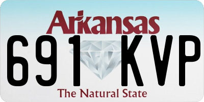 AR license plate 691KVP
