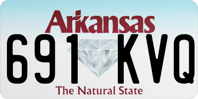 AR license plate 691KVQ