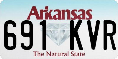AR license plate 691KVR
