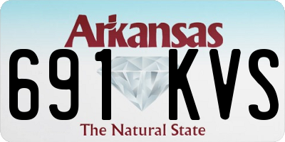 AR license plate 691KVS