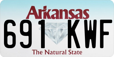AR license plate 691KWF