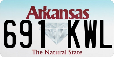 AR license plate 691KWL