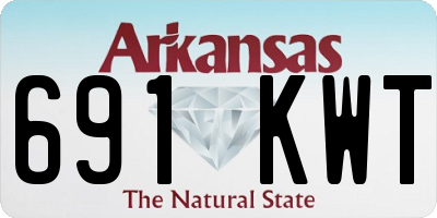 AR license plate 691KWT