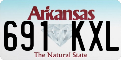 AR license plate 691KXL
