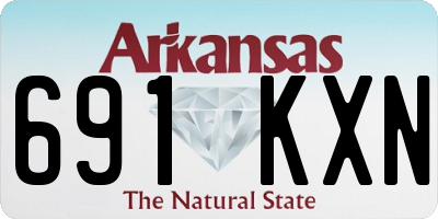 AR license plate 691KXN