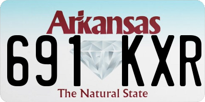 AR license plate 691KXR