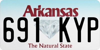 AR license plate 691KYP