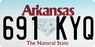 AR license plate 691KYQ