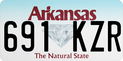 AR license plate 691KZR