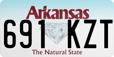 AR license plate 691KZT