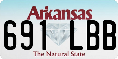 AR license plate 691LBB