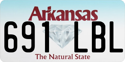 AR license plate 691LBL