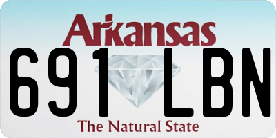 AR license plate 691LBN