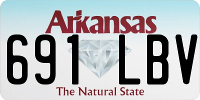 AR license plate 691LBV