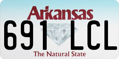 AR license plate 691LCL