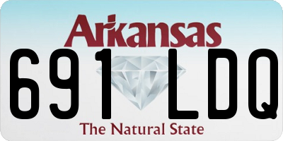 AR license plate 691LDQ
