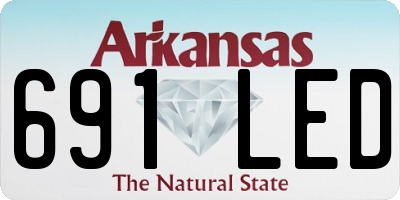 AR license plate 691LED