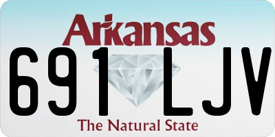 AR license plate 691LJV