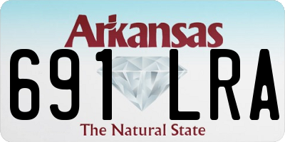 AR license plate 691LRA