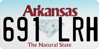 AR license plate 691LRH