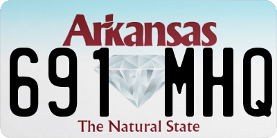 AR license plate 691MHQ
