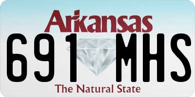 AR license plate 691MHS