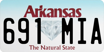 AR license plate 691MIA