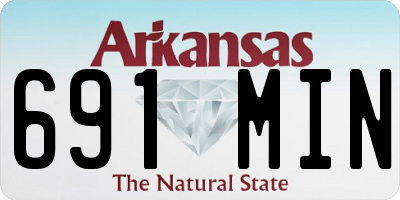 AR license plate 691MIN