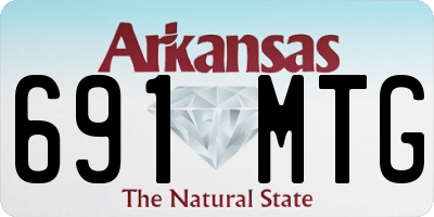 AR license plate 691MTG